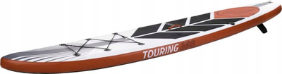 Dërrasë SUP Pure4Fun Touring 350, frymëse, 350 cm, e bardhë me të zezë