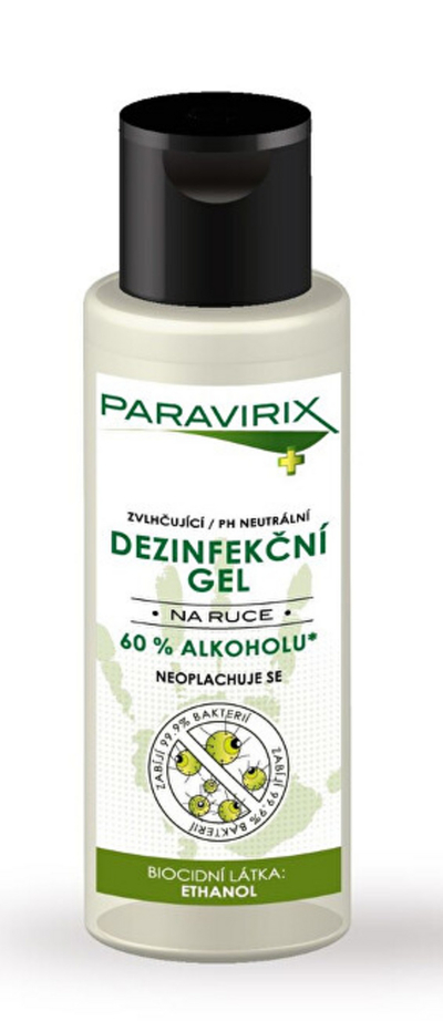Xhel dezinfektues për duar Paravirix, 50 ml