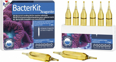 Set bakteresh për akuarium Prodibio Bacter Kit Aragonite, 6 ampula, për ujë të kripur