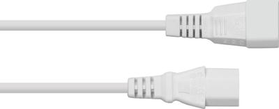 Kabllo rryme Kabelmeister SK1430 W030, 3m, IEC C14 me IEC C13, e bardhë