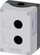 Strehëz komandimi Siemens 3SU1852-0AA00-0AB1, 2 vrima, 22mm, gri