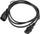 Kabllo rryme Lanberg IEC 320 C13, 1.8m, e zezë