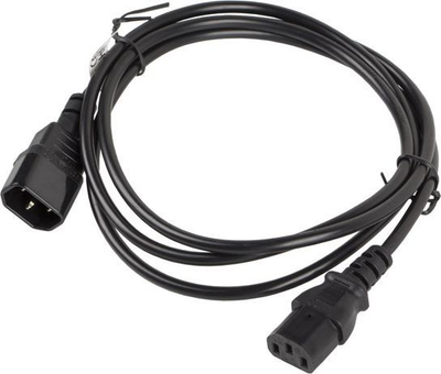 Kabllo rryme Lanberg IEC 320 C13, 1.8m, e zezë