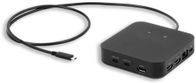 Docking station LMP USB C Triple DisplayDock, 12 porta, 4K DisplayLink, PD 85W, gri