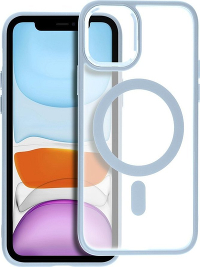 Kapotë telefoni Matte Mag Cover, për iPhone 11 Pro, kompatibile me MagSafe, blu