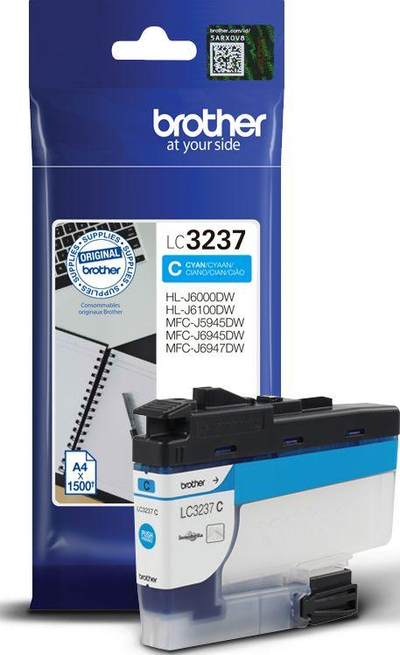 Ngjyrë për printer Brother (LC3237C), e kaltër e lehtë