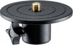 Adaptor tripod Manfrotto 324 Survey Plate, diametër 124 mm, filetë 5/8", i zi