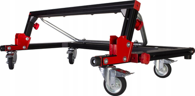 Karrocë transporti Rubi SLAB TROLLEY, mban deri 140 kg, për pllaka porcelani, e zezë