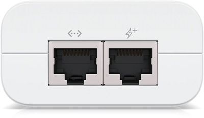 Injektor Ubiquiti PoE U-POE-at, gigabit, 48V, (30W), i bardhë