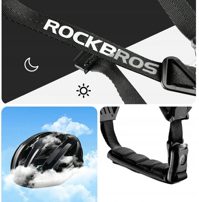 Kaska për biçikletë Rockbros Lingzhe LK-69, 58-62 cm, e zezë