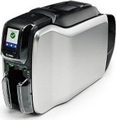 Printer për karta plastike Zebra ZC300, 300 x 300 DPI, me ngjyra, i bardhë
