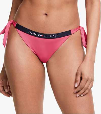 Bikini Tommy Hilfiger Cheeky Side Tie, rozë, XL