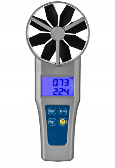 Matës ajri VZ89331 për shpejtësinë e ajrit, temperaturën edhe CO2, me Bluetooth