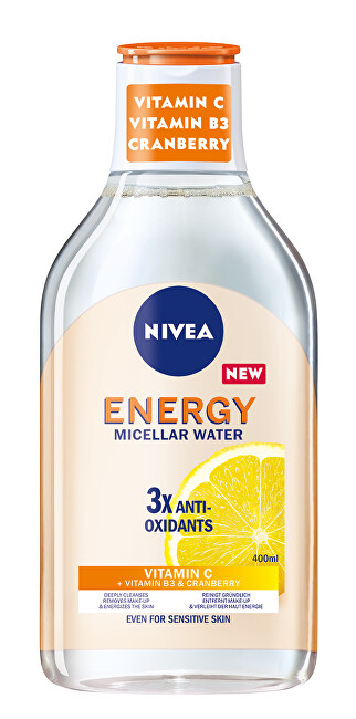 Ujë micellar Nivea Energy 400 ml