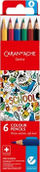 Lapsa me ngjyra Caran d’Ache School Line, akvarel, 6 ngjyra, shumëngjyrëshe
