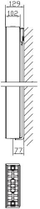 Radiator Stelrad Vertex Plan 22 (GR-ST-VP-22050), 160 x 50 cm
