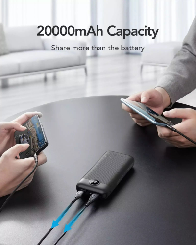 Powerbank Veger L20S, 20000mAh, 20W PD QC 3.0, i zi