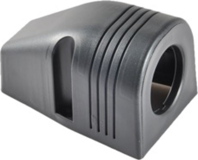 Strehë montimi AMiO Single Housing MOD-15, 30mm, për karikues dhe voltmetër, e zezë