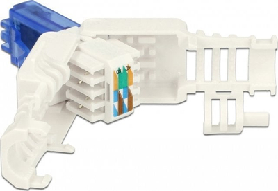 Prizë rrjeti DeLOCK 86417 RJ45, pa vegla, blu edhe e bardhë