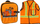 Set veglash lodër Leantoys Handyman, 40 pjesë, me çantë shpine, portokalli