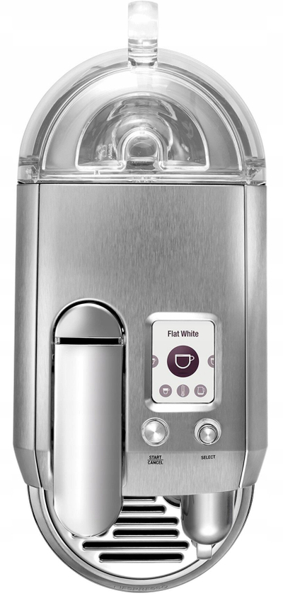 Aparat kafeje me kapsula Nespresso Sage Creatista Plus SNE800BSS, presion i lartë, shkop avulli automatik, argjendtë