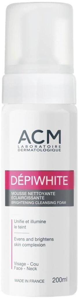 Shkumë pastruese fytyre ACM Depiwhite, që ndriçon lëkurën, 200 ml, e bardhë