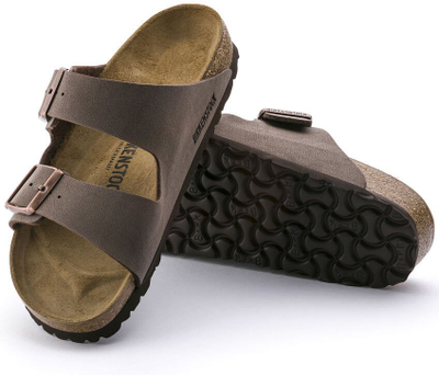 Shapka Birkenstock Arizona BS W 0151183, EVA, lëkurë, kafe