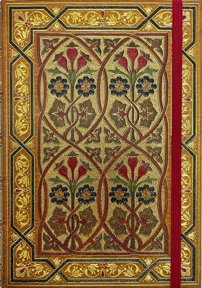 Fletore Peter Pauper Press Mini Art Nouveau, 160 fletë 12.7 cm x 17.8 cm, me vija, shumëngjyrëshe