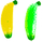 Lodër antistres FOL Toys Squeezable Banana, material i butë, elastike, e verdhë