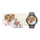 Smartwatch Giewont GW430 2, ekran me ngjyra, mat rrahjet e zemrës, gri