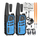 Radiolidhje walkie talkie Baofeng BF-T25E, set 2 copë, 16 kanale, blu