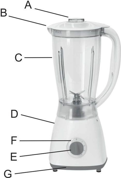 Blender Adler (AD4057), 450W