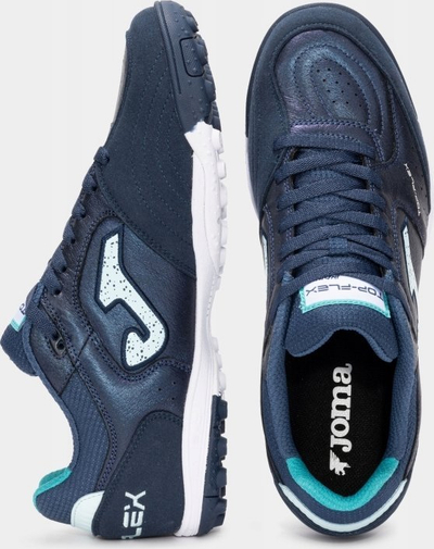 Këpucë futbolli salle Joma Top Flex 2504, lëkurë natyrale, taban non marking