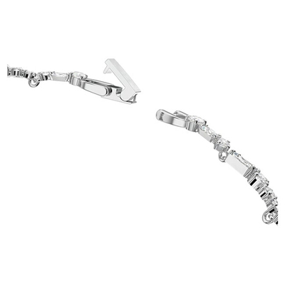 Qafore për femra Swarovski, e Argjendtë/Transparent