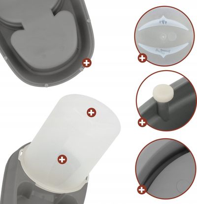 Ushqyes automatik për kafshë Barry King 2.5L, dozues uji, gri
