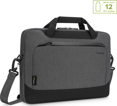 Тенка чанта за лаптоп Targus Cypress EcoSmart, 14\", тенка, сива