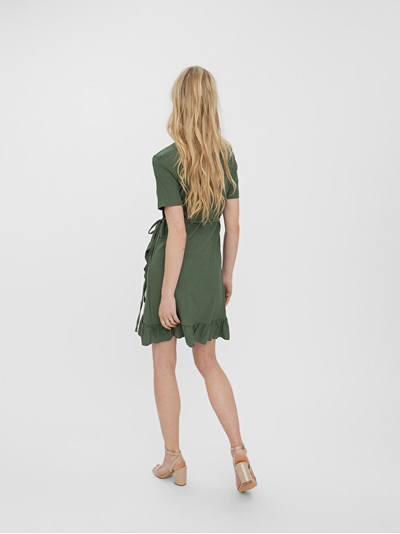 Fustan VERO MODA VMHAYA Regular Fit, i gjelbër
