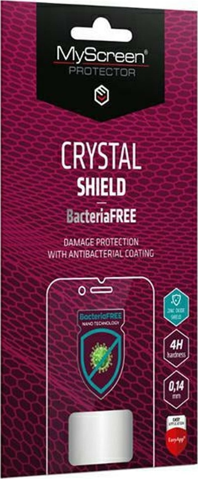 Fole mbrojtëse ekrani Ms Crystal BacteriaFREE për Apple iPhone 12 Mini, antibakteriale, 5.4"