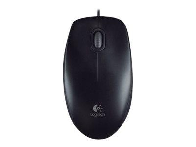 Maus Logitech B100 - USB, e zezë
