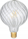 Llambë LED Atmosphera Ribbed, D12.5cm, xham transparent