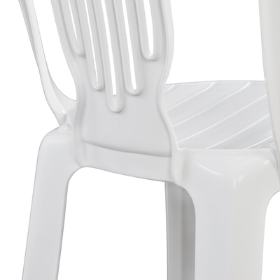 Karrige plastike Vienna 44×50×87 cm (303002010), bardhë