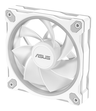 Set ventilatorësh ASUS Prime MR120 ARGB, 12 cm, 3in1, e bardhë
