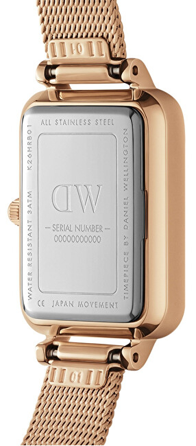 Orë dore për goca Daniel Wellington Quadro 20x26, e artë