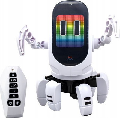 Lodër robotike Octobot Robot, programueshme 15 hapa, me telekomandë, shumëngjyrëshe