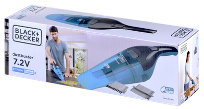 Fshesë dore Black&Decker WDC215WA-QW, 0.4L, pa kabllo, gri