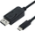 Kabllo Roline DisplayPort në USB C, 2m, i zi
