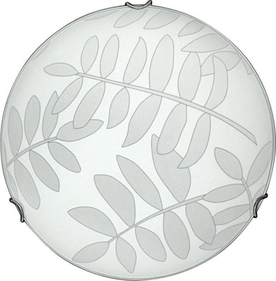 Plafon tavanor Candellux Letycja 13-07516, E27, diametër 30cm, i bardhë