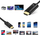 Kabllo video Hoco UA27, USB C në HDMI, 2m, gri