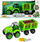Loje traktor MEGA CREATIVE 482971, me rimorkio, me vegla montimi, jeshil