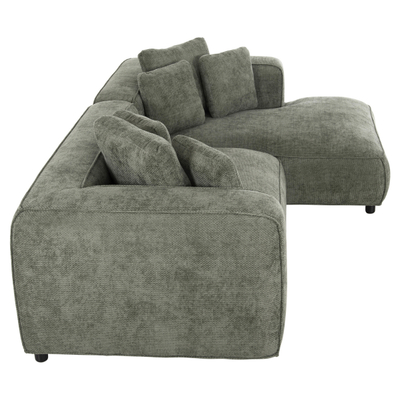 Divan këndor Grace 252×105–160×70–90 cm (HM3280.05R), gjelbër
